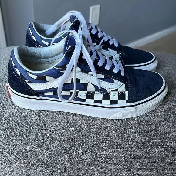 Shoes - Vans Old Skool checker flame- UNISEX